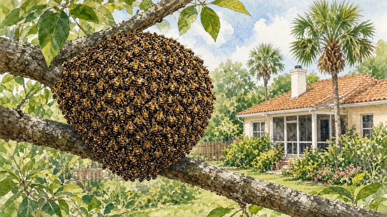 Why Bees Are Swarming Your Orlando Home