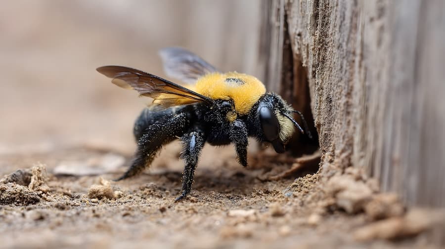 Carpenter Bees vs Bumble Bees Guide