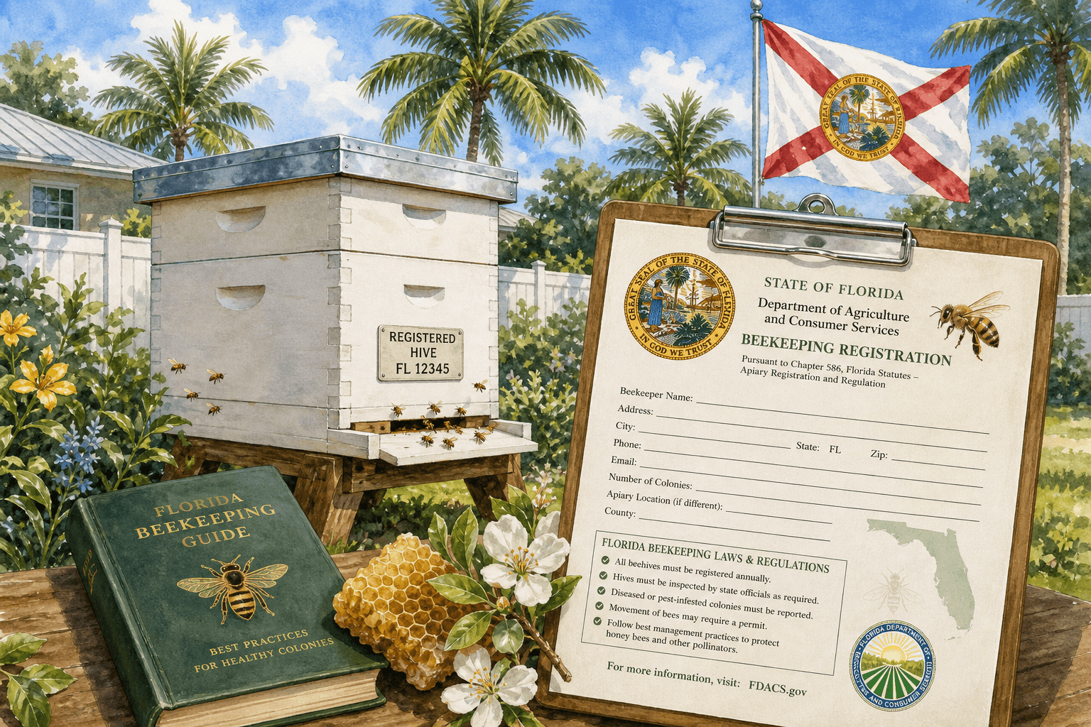 Florida Beekeeping Laws and Regulations (2026 Guide)