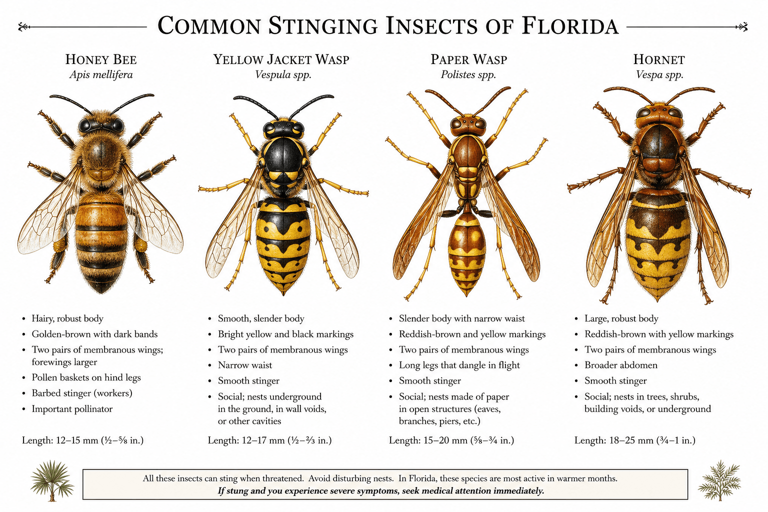 Florida Stinging Insects: Complete ID & Safety Guide