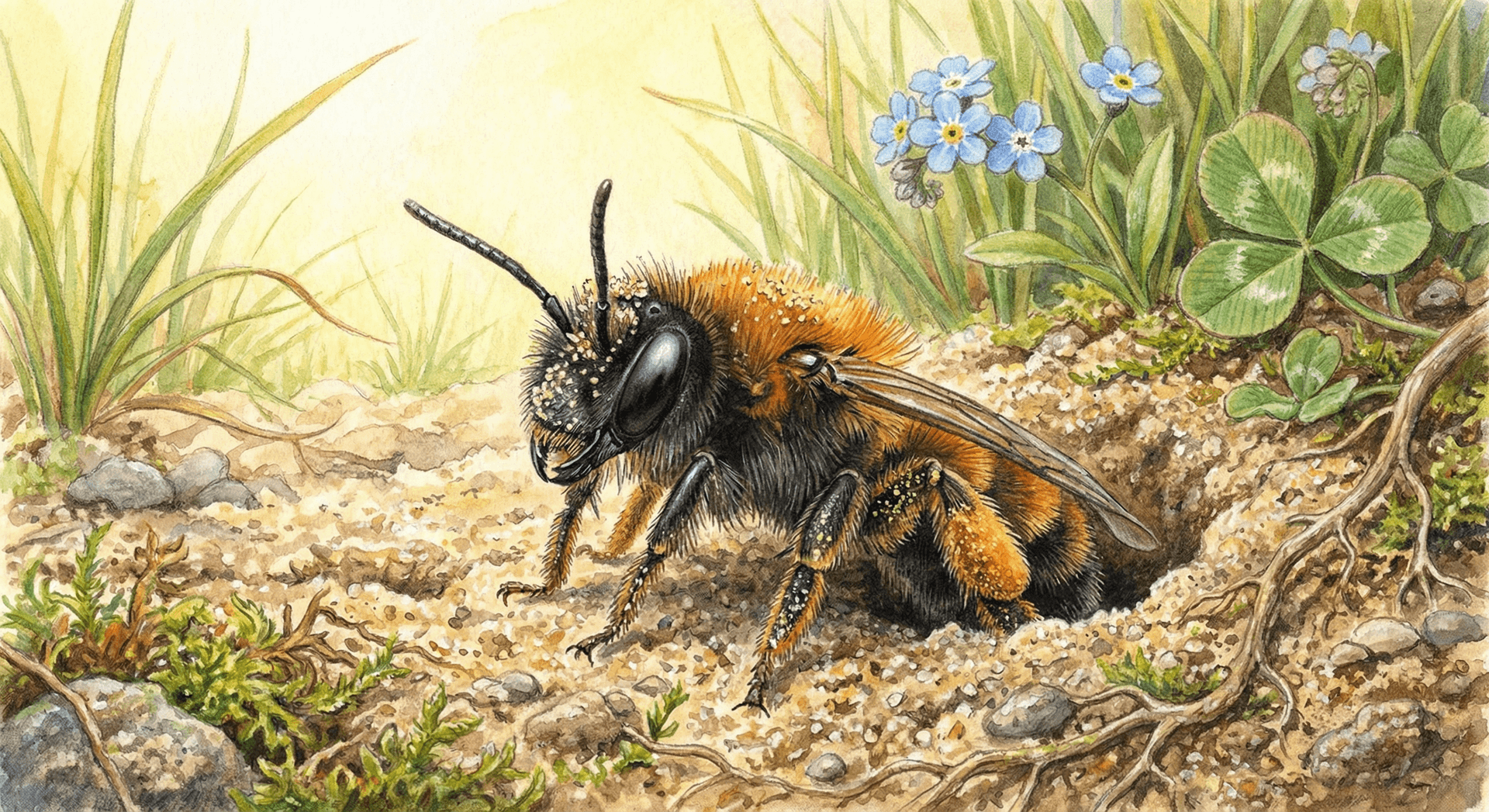 What Bees Nest in the Ground? Identification & Behavior