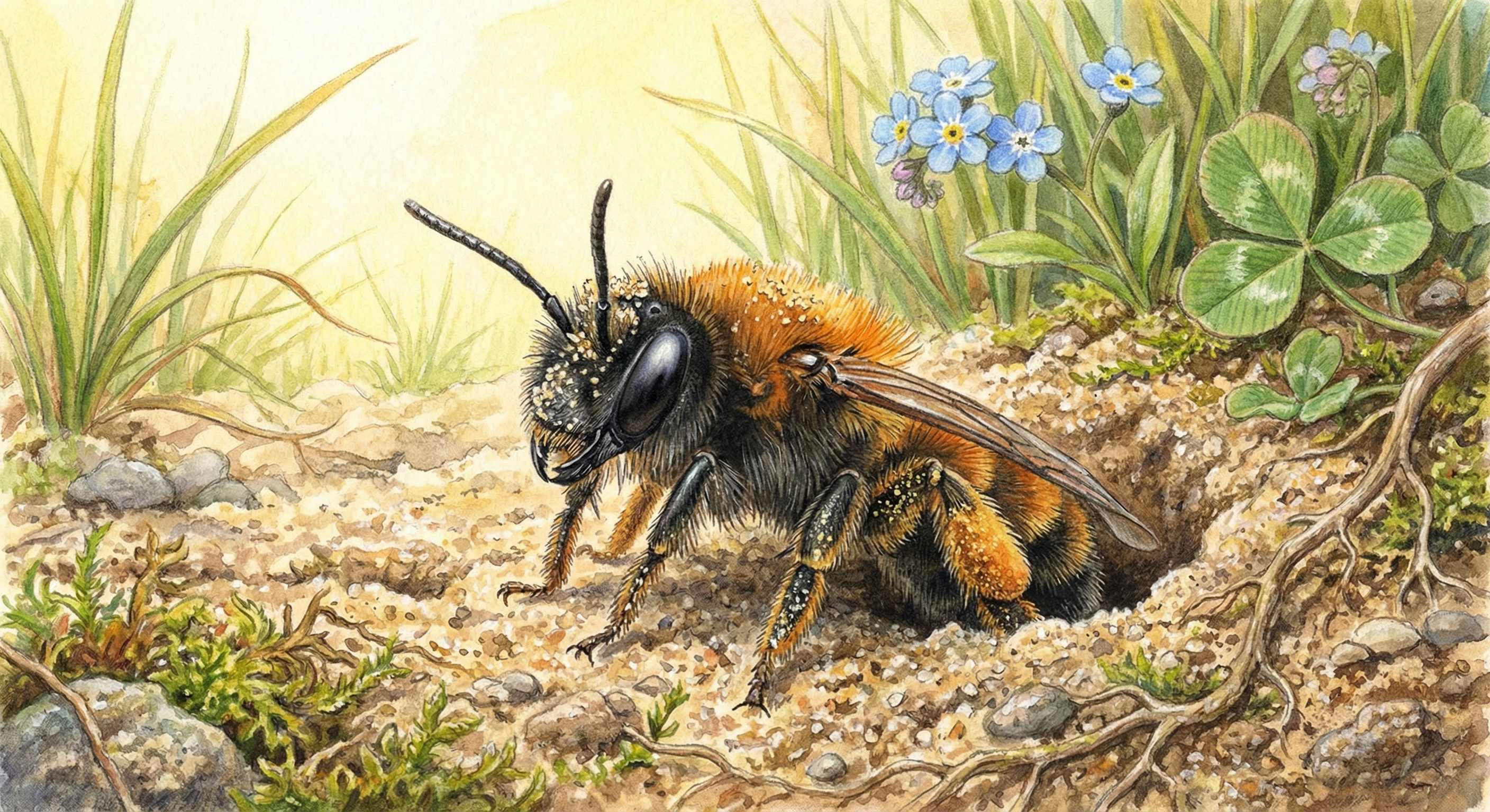 What Bees Nest in the Ground? Identification & Behavior