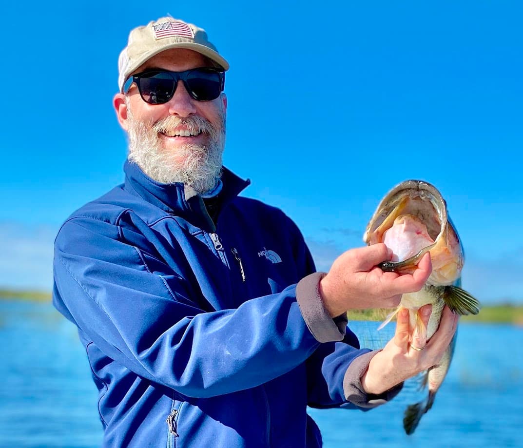 James fishing