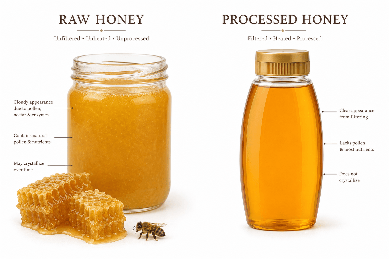 Raw Honey vs. Processed Honey: What's the Difference?